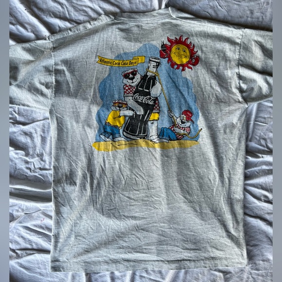 Coca Cola Days (Iowa) Graphic Tee with Fun Print Vintage Style - Picture 1 of 8